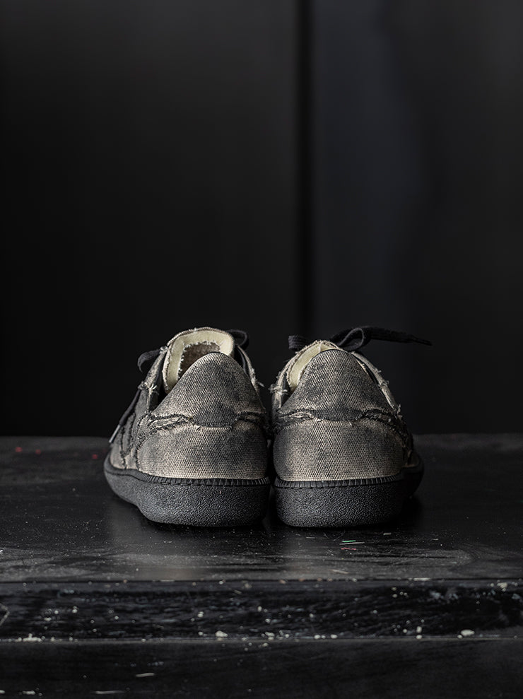 HIDNANDER<br>MENS ローカットスニーカー / Black × Beige
