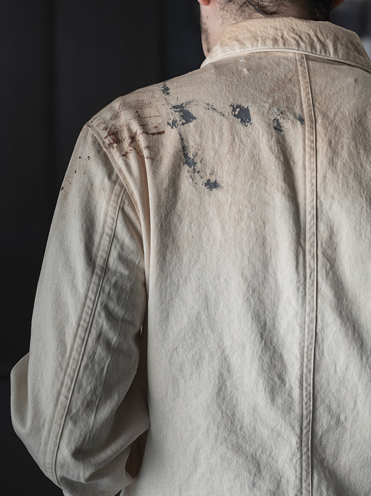 individual sentiments<br />UNISEX ペイントジャケット / ECRU