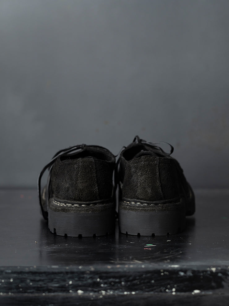 GUIDI<br>MENS クラシックダービーシューズ 792V_N BLKT / BISON REVERSE