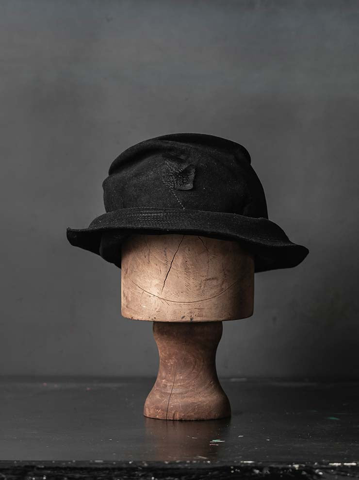 HORISAKI<br>ONE OF A KIND COLLECTION ラビットファーフェルトハット OOAK26 NO. 081 / VARIOUS