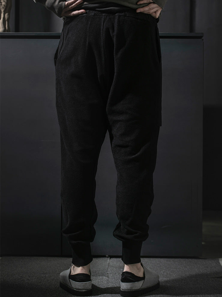69 by ISAAC SELLAM<br>MENS ロークロッチガセットポケットパンツ / NOIR