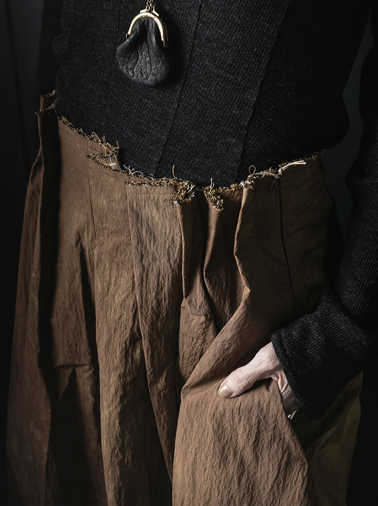 COMMUNS<br>WOMENS SKIRT / Caramel Dyeing