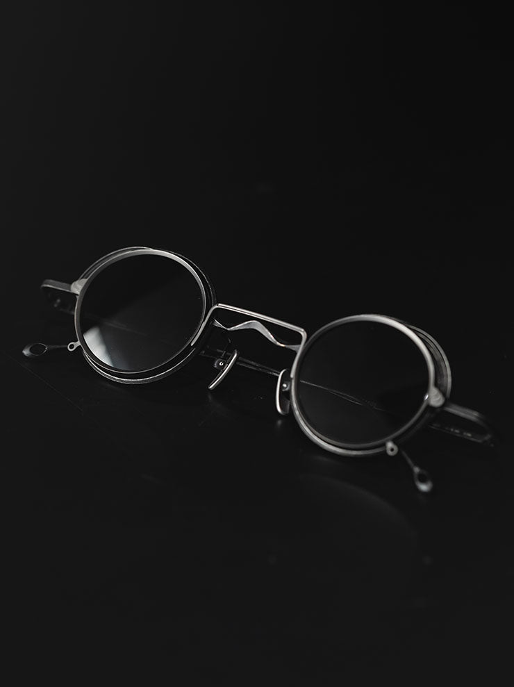 RIGARDS × ZIGGY CHEN<br> TITANIUM FRAME SUNGLASSES / VINTAGE BLACK FRAME x BLACK CLIP / RG1008ZC