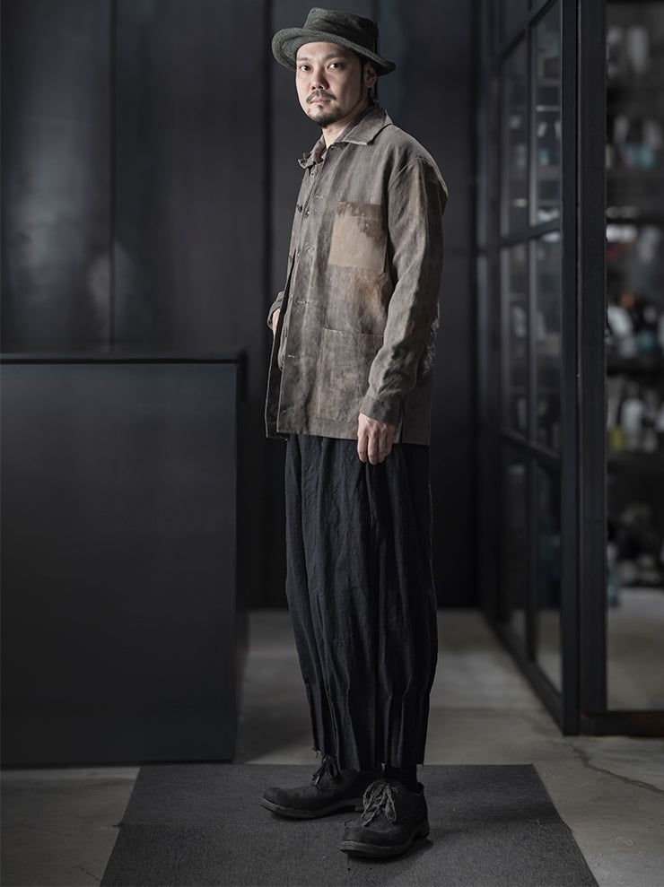 Tagliovivo<br>MENS Hemp work jacket H.D. HEMP + CULATTA REV / SILT
