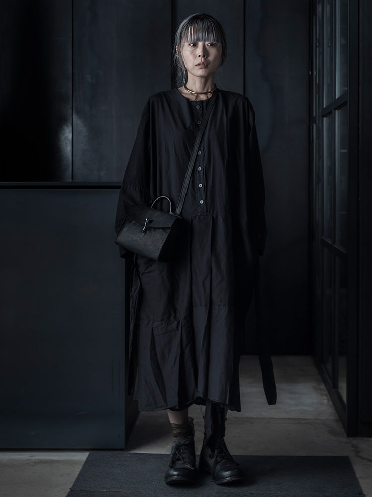 ATELIER SUPPAN <br>WOMENS SILK PATCHWORK DRESS