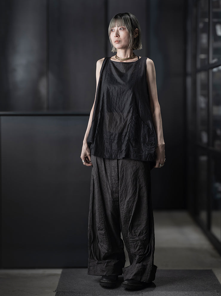 RUNDHOLZ<br>WOMENS コットンタンクトップ / black