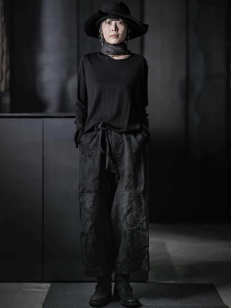 ATELIER SUPPAN<br>UNISEX HEAVY HEMP TROUSERS / W26-44