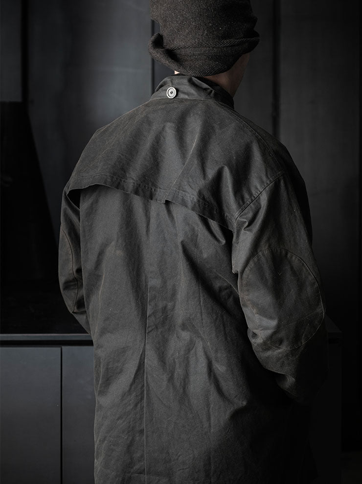toward(s)<br />WAXED COTTON TYPEWRITER PARKA / DARK BROWN