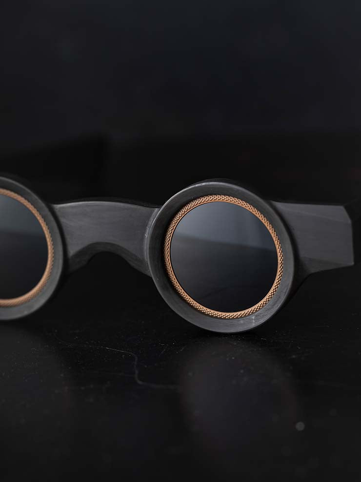 RIGARDS × ZIGGY CHEN<br/>GENUINE HORN フレームサングラス / BLACK / RG1940ZC