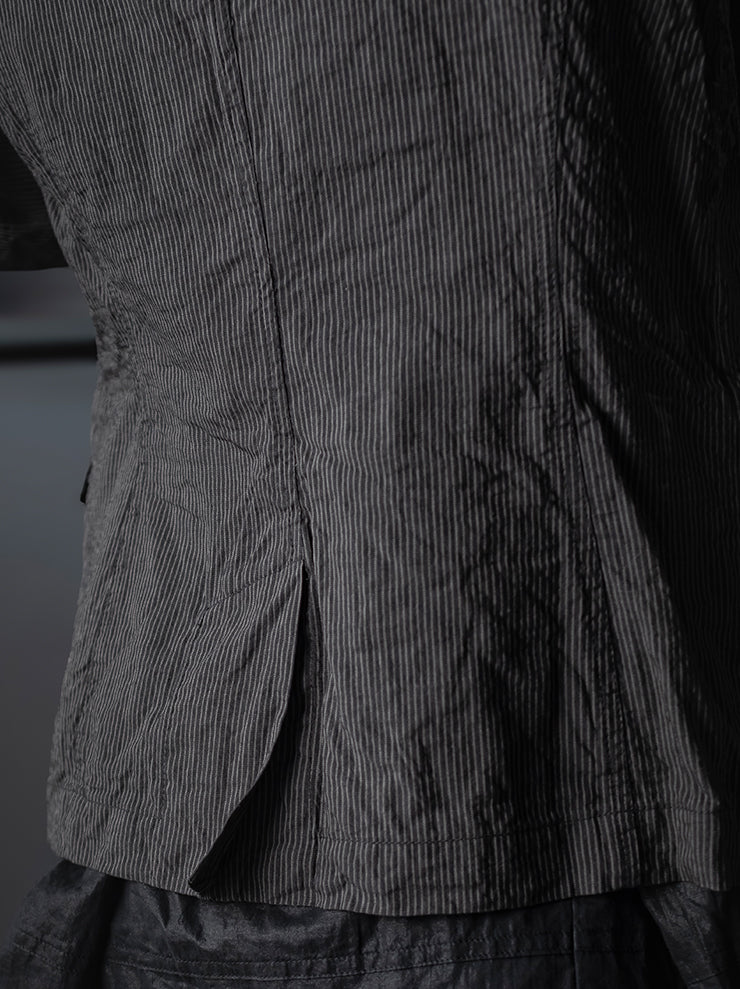 RUNDHOLZ<br> WOMENS JACKET / black stripe