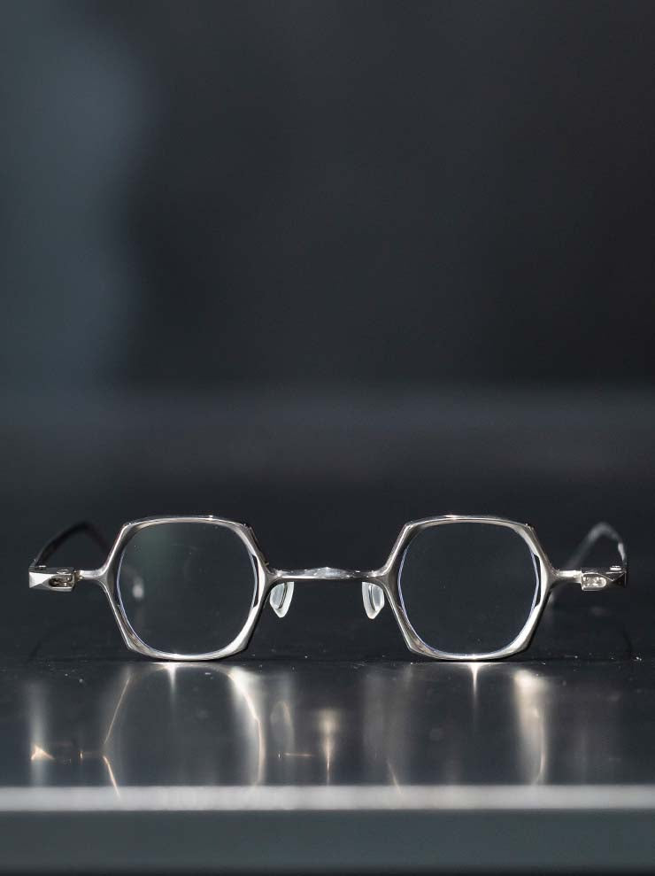 RIGARDS<br> TITANIUM & ALUMINUM FRAME SUNGLASSES / SILVER FRAME x OLIVE CLIP / RG1921TI