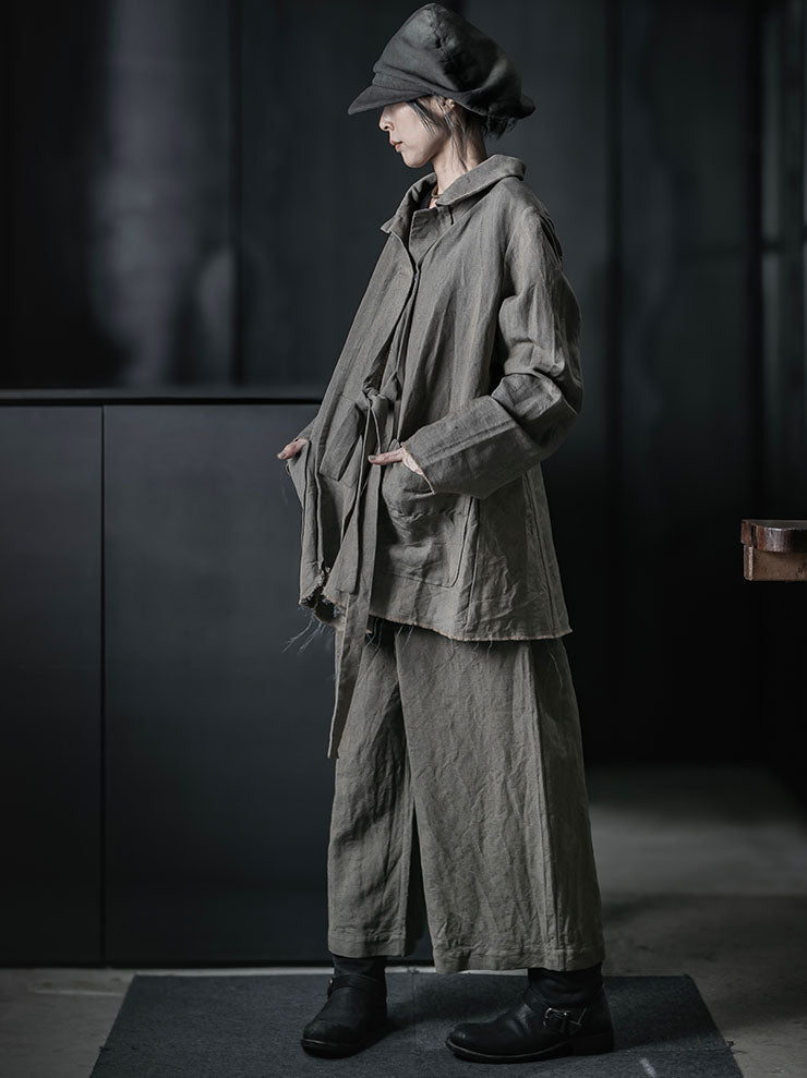 ATELIER SUPPAN<br>WOMENS LIGHT WOOL TROUSERS / W26-43