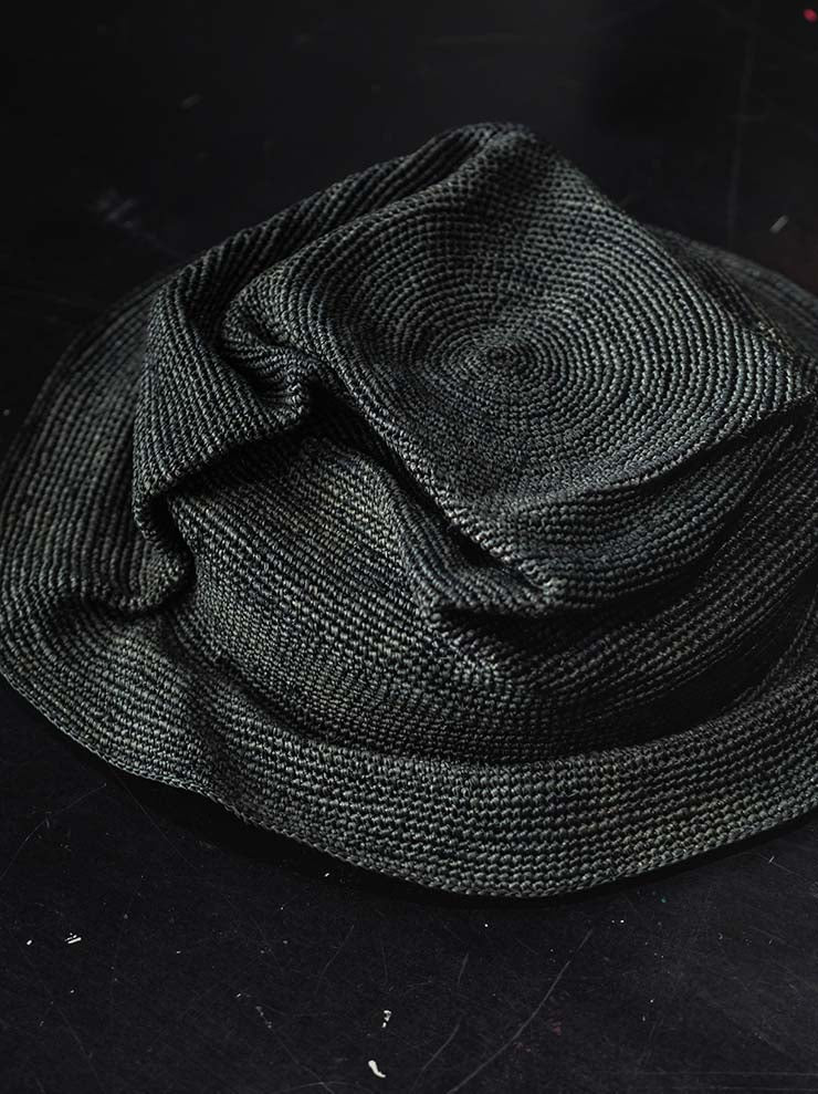 HORISAKI<br> ONE OF A KIND COLLECTION Tequilla Straw Hat SHPVPK005 / PV PETROL