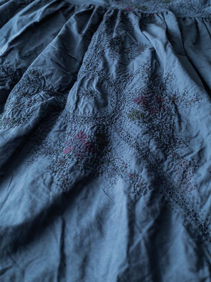 By Walid<br> WOMENS WEDNESDAY DRESS / INDIGO / SIZE S