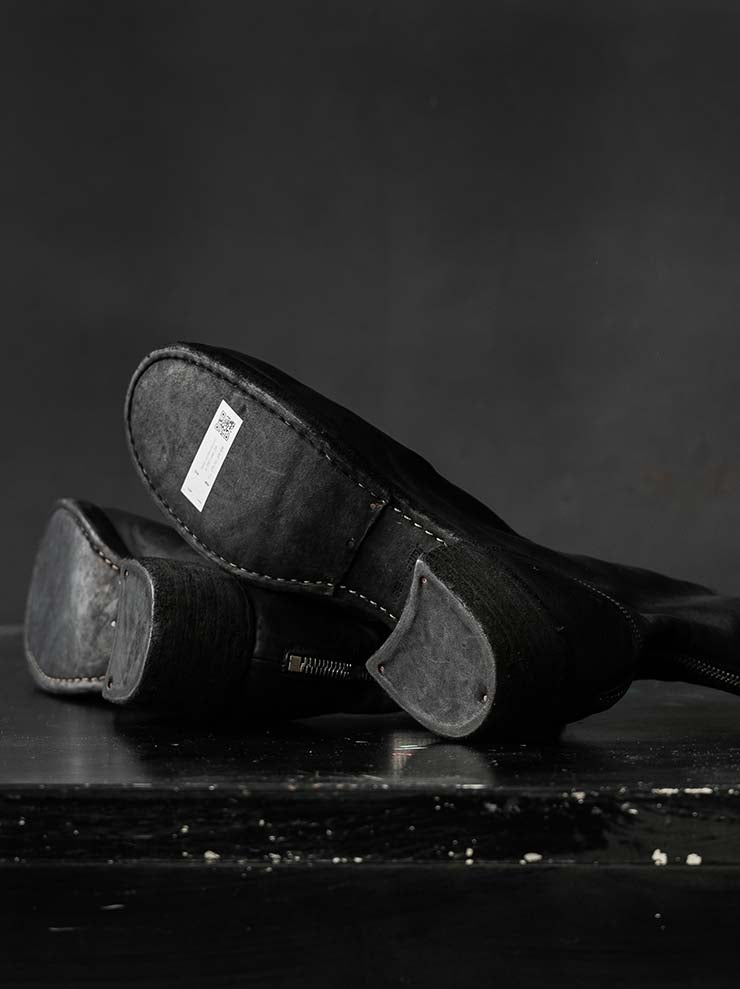 GUIDI<br>MEN'S BACKZIP BOOTS 796Z BLKT / HORSE FULL GRAIN