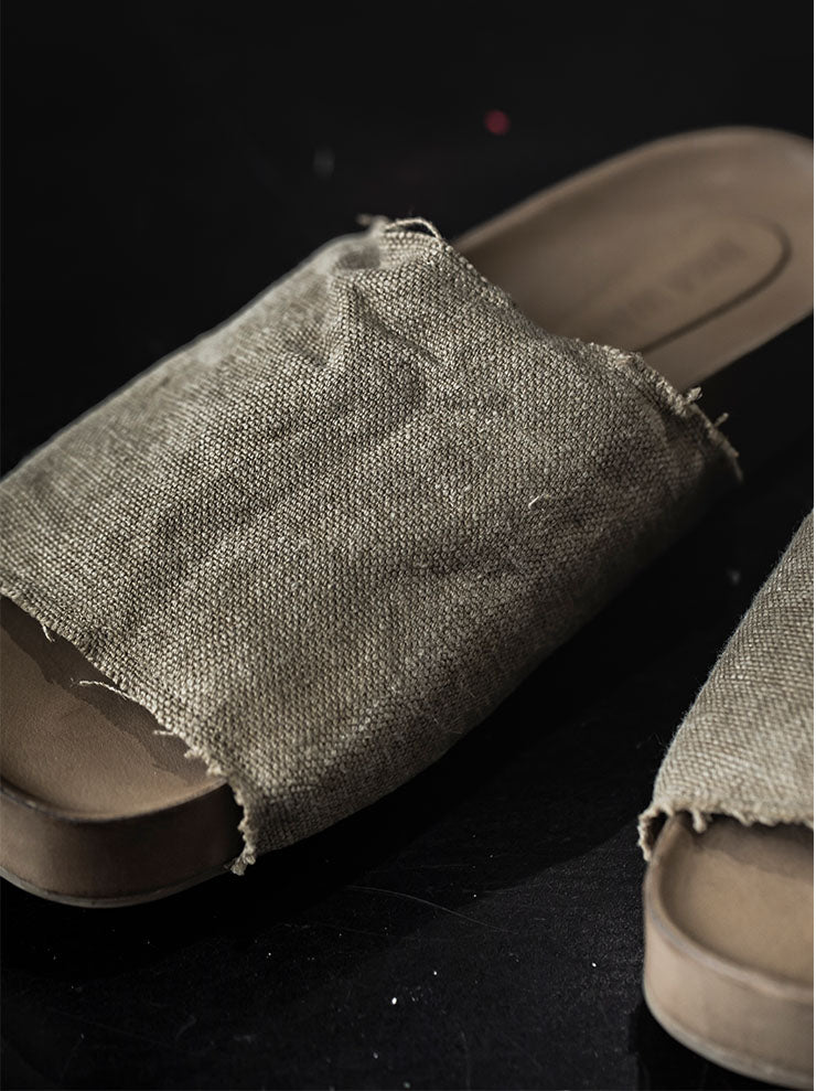UMA WANG <br>MENS サンダル / TAN