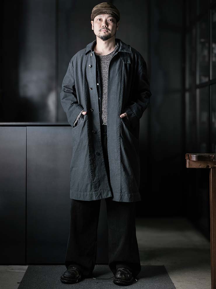 MONAD<br> Byrne Carcoat / Handdyed Grey
