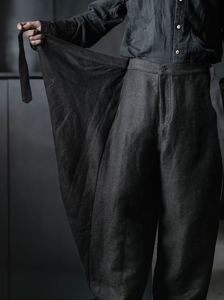 GATHERING<br>UNISEX SHEPHERD PANT / INDIGO BLACK