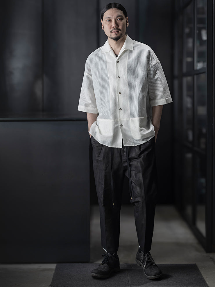 individual sentiments<br> UNISEX bowling shirt / WHITE