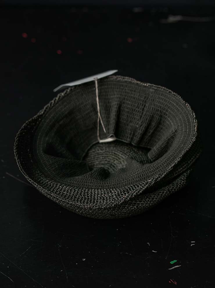 HORISAKI<br>TOQUILLA STRAW HAT SHNLK - ss26 / GREY / SIZE S-M