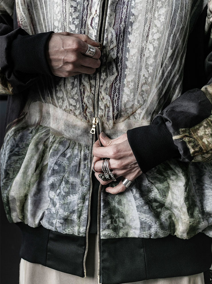 IA LONDON<br>WOMENS VICTORIA BOMBER JACKET / VICTORIAN APRON AND BLOUSE PRINT