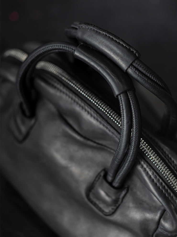 GUIDI<br>レザーハンドルバッグ RG01 BLKT / SOFT HORSE FULL GRAIN