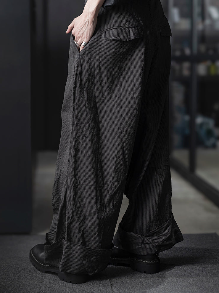 RUNDHOLZ<br> WOMENS PANTS / black stripe