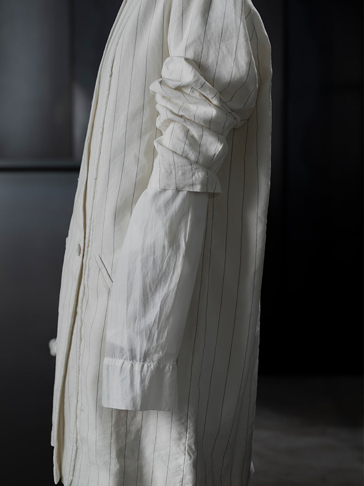 TOTUM<br>WOMENS ダブルレイヤーカフジャケット / WHITE