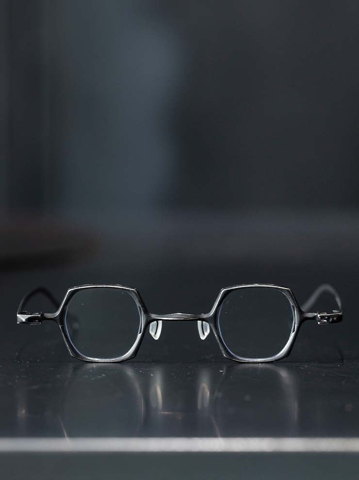 RIGARDS<br/>TITANIUM & ALUMINUM フレームサングラス / BLACK FRAME x BLACK CLIP / RG1921TI