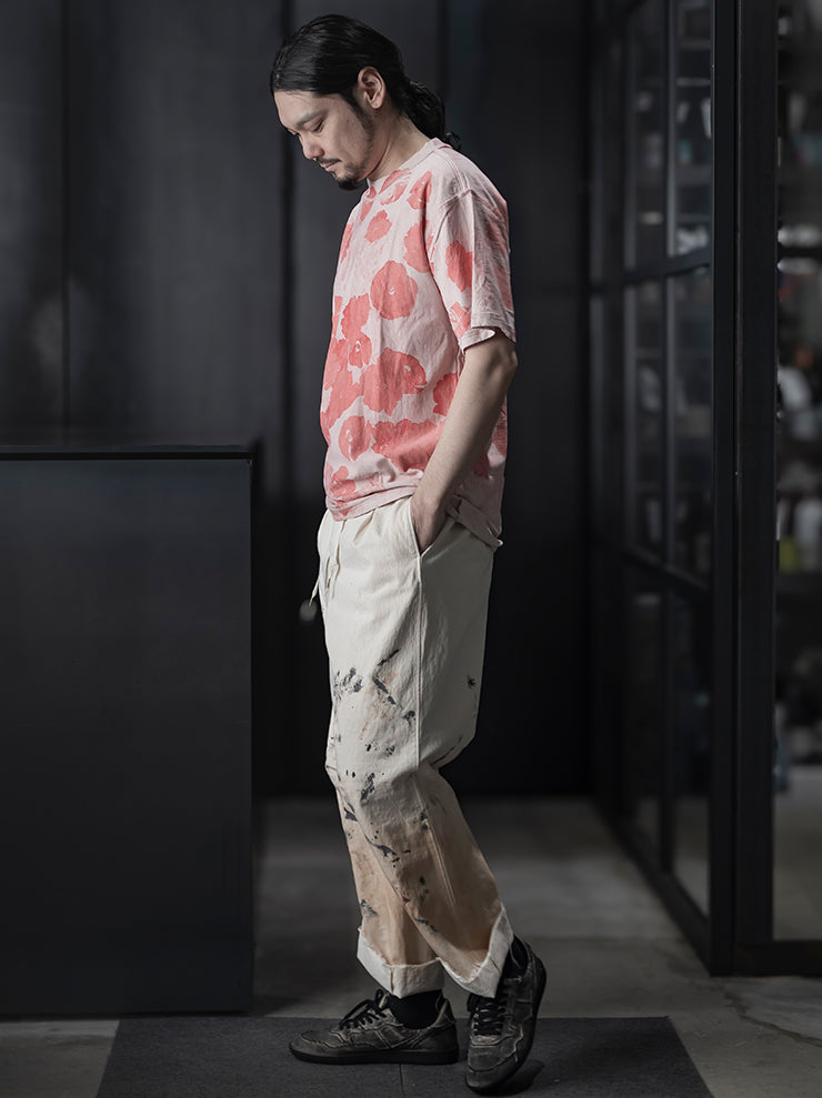 SIMEON FARRAR<br />UNISEX オーバーサイズTシャツ/ FADED BONE