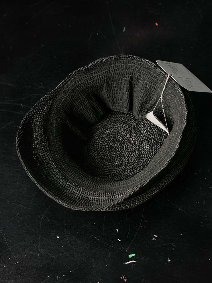 HORISAKI<br>TOQUILLA STRAW HAT SHNLK - ss26 / GREY / SIZE M-L
