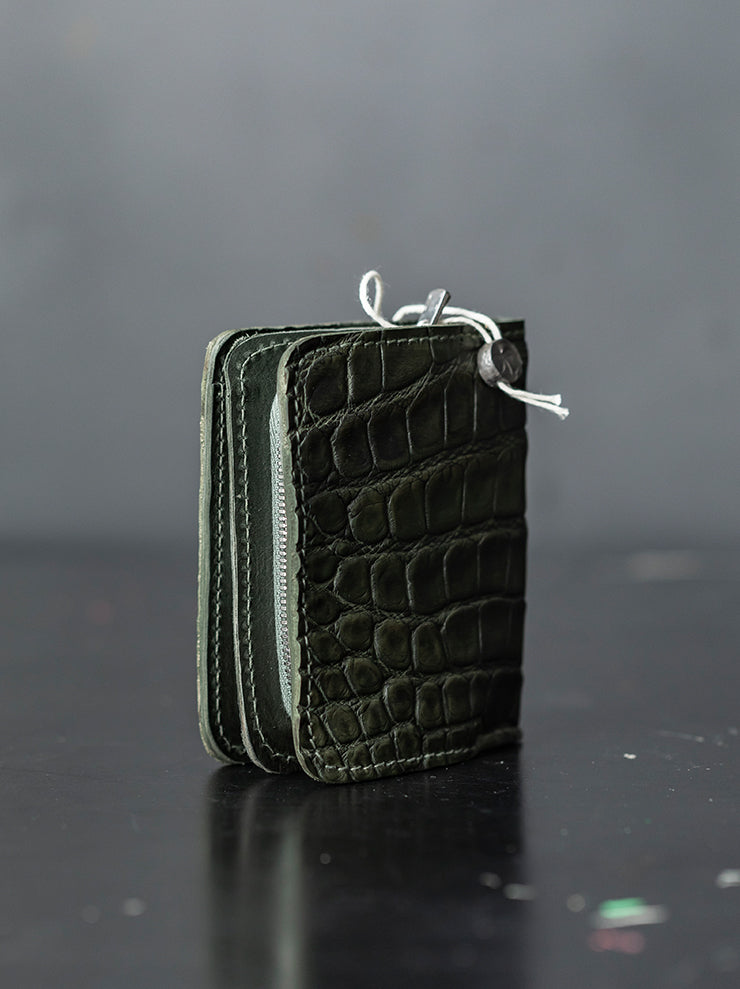 GUIDI<br>レザージップウォレット C8 CV31T / ALLIGATOR MISSISSIPPIENSIS