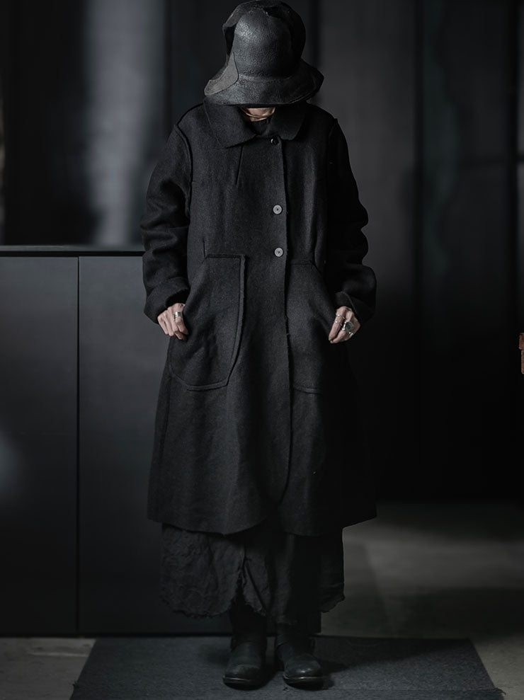 ATELIER SUPPAN<br>WOMENS CACHMERE COAT / W26-26