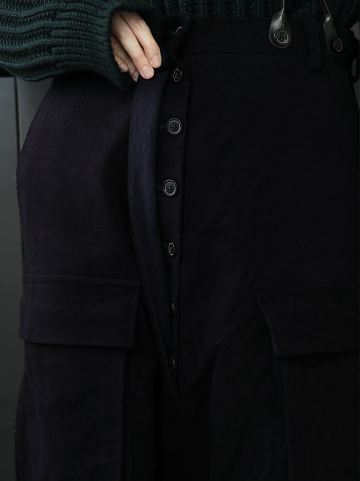 RUNDHOLZ DIP<br> WOMENS Work Sarouel Pants / GRAPE