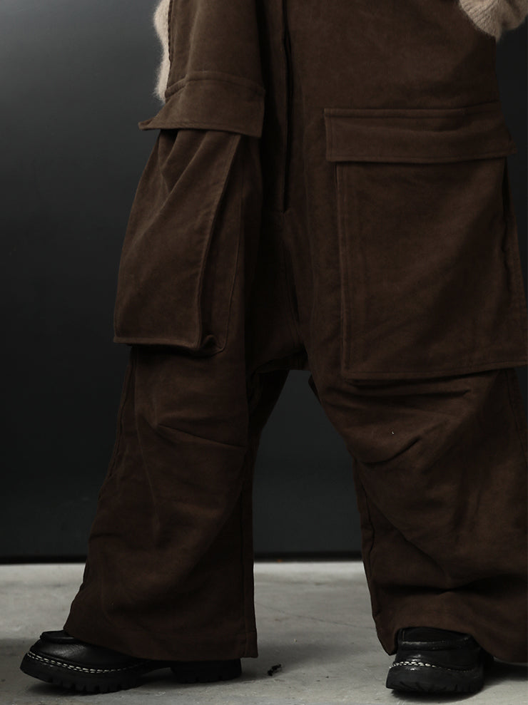 RUNDHOLZ DIP<br> WOMENS Work Sarouel Pants / KHAKI