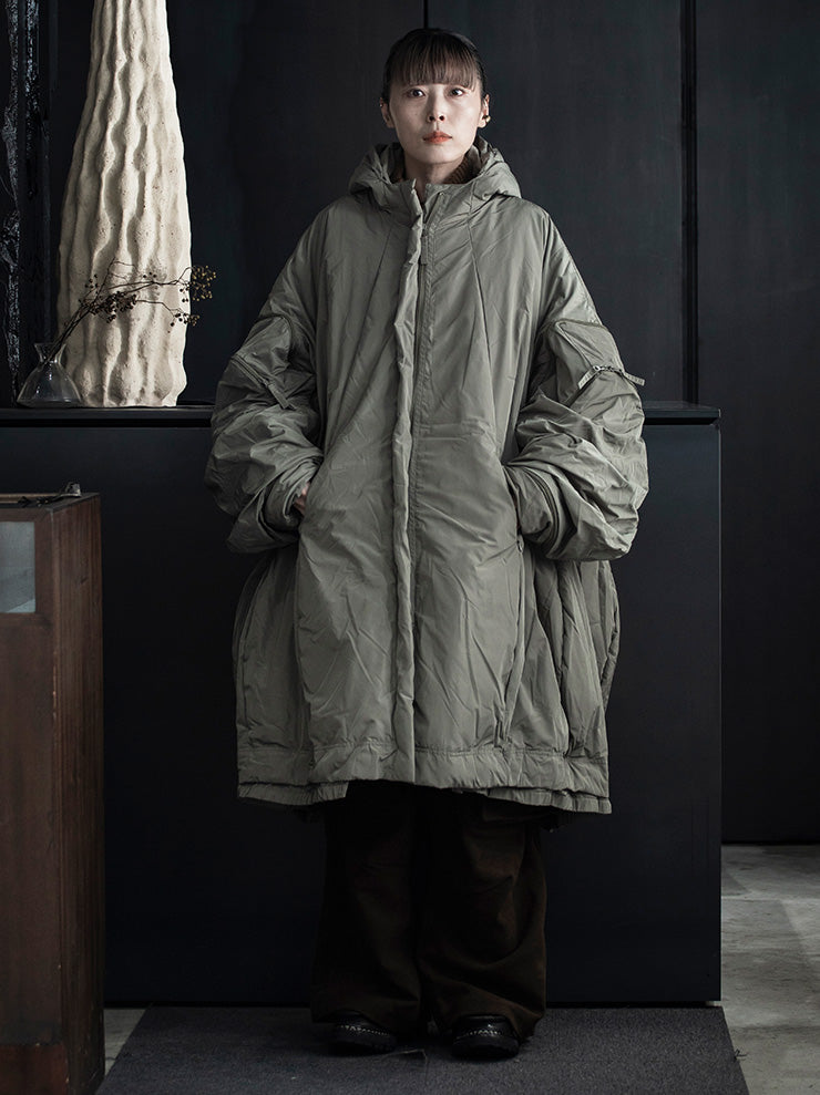 RUNDHOLZ DIP<br> WOMENS loose silhouette down coat / SCHILF