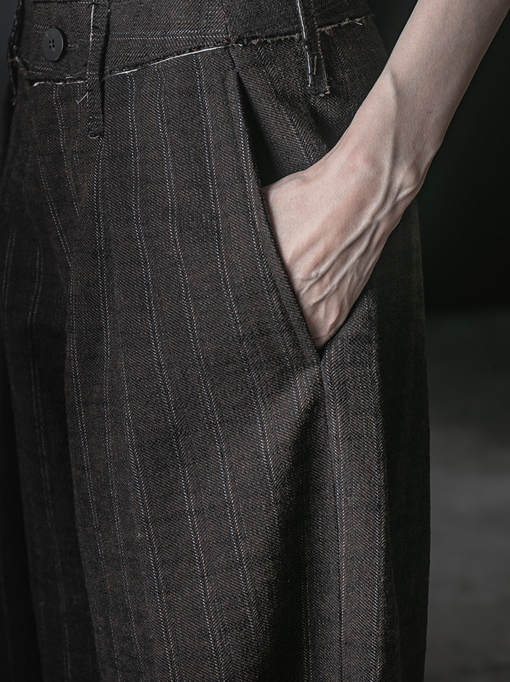 WRIGHT + DOYLE<br>UNISEX KASSEL TROUSERS / BARK