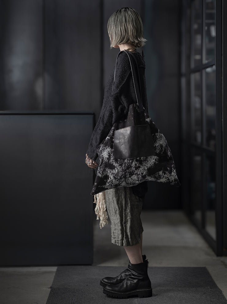 Tagliovivo<br> Hemp shopper bag H.D. HEMP + H.D. HORSE / ABYSS
