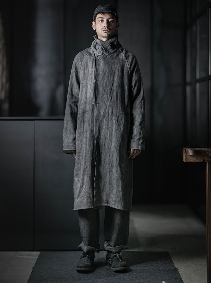 ATELIER SUPPAN<br>MENS HEMP COAT / W26-01