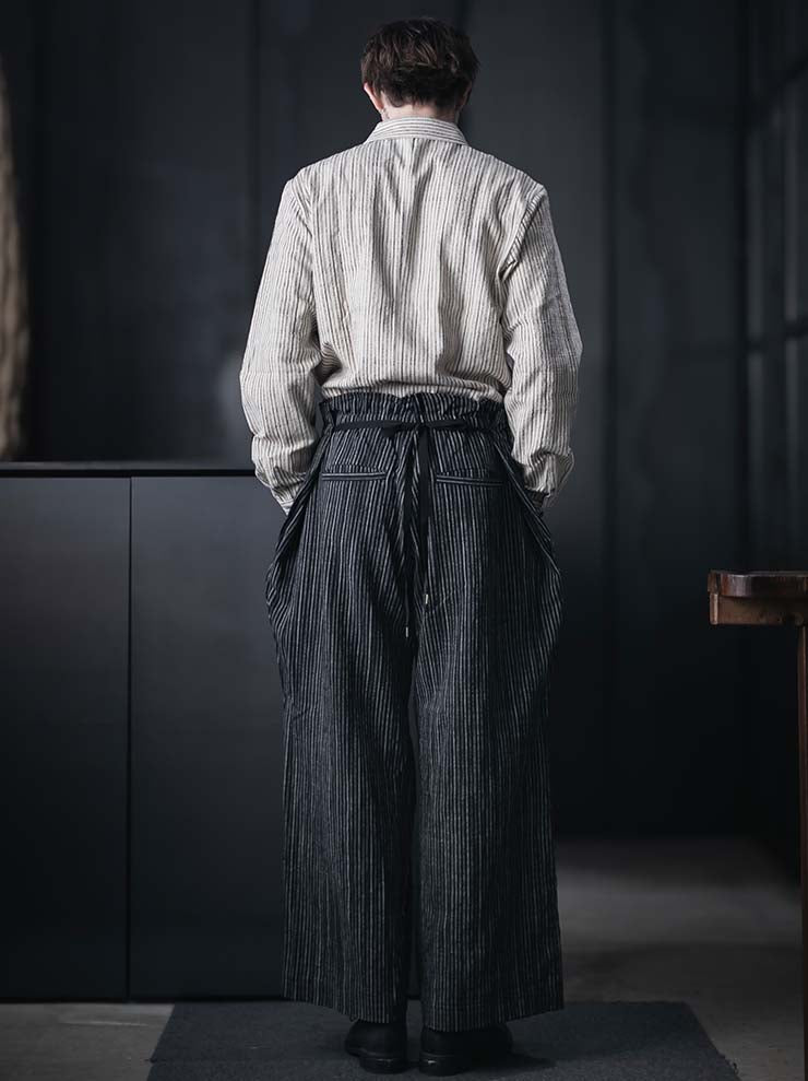 individual sentiments<br> UNISEX loose fit long shirt / ecru white