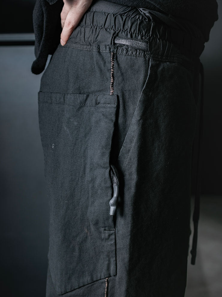 69 BY ISAAC SELLAM<br>MENS 6 ポケットラージパンツ / NOIR