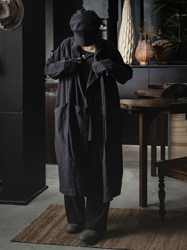 ATELIER SUPPAN<br> WOMENS LARGE POCKET TRENCH COAT