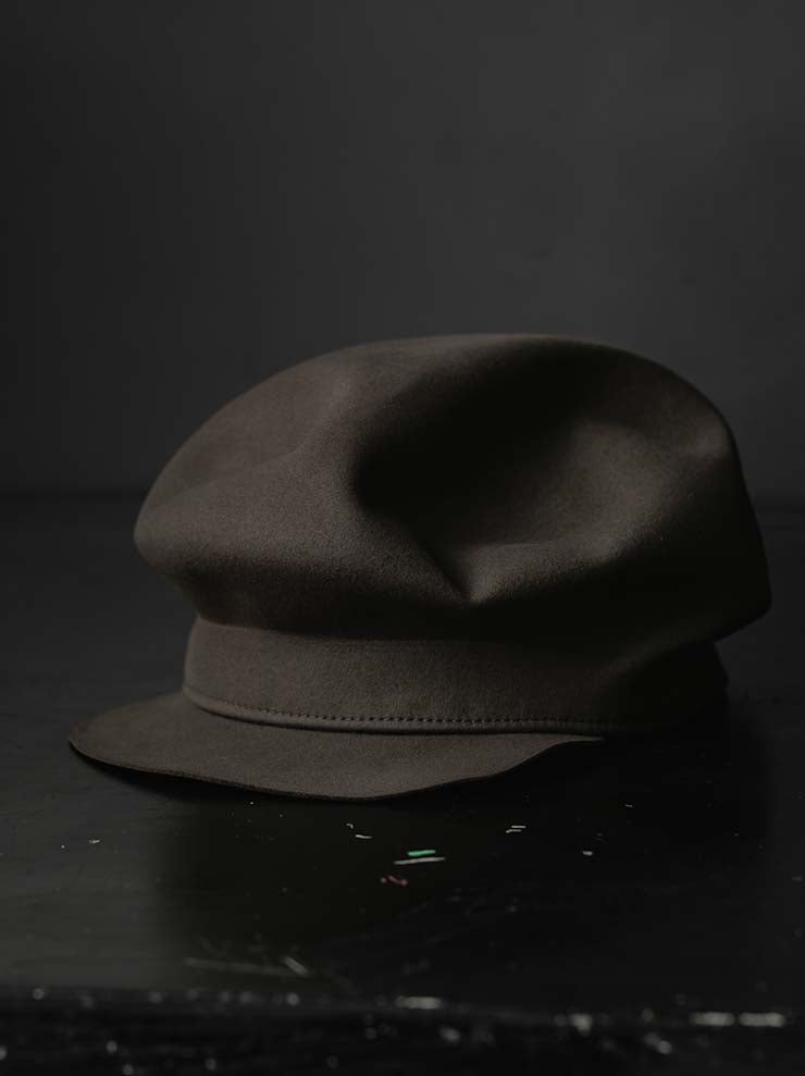 HORISAKI<br>ビーバーファーフェルトキャップ BHNLK - fw26 / TAUPE EB