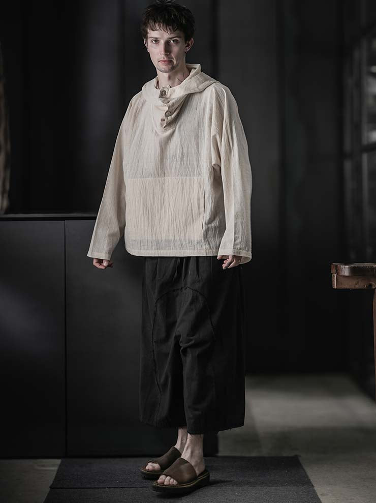 GATHERING<br>Fisherman Hoodie / NATURAL