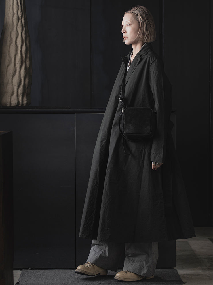 CASEY CASEY<br> WOMENS SUISES coat / DARK GREEN
