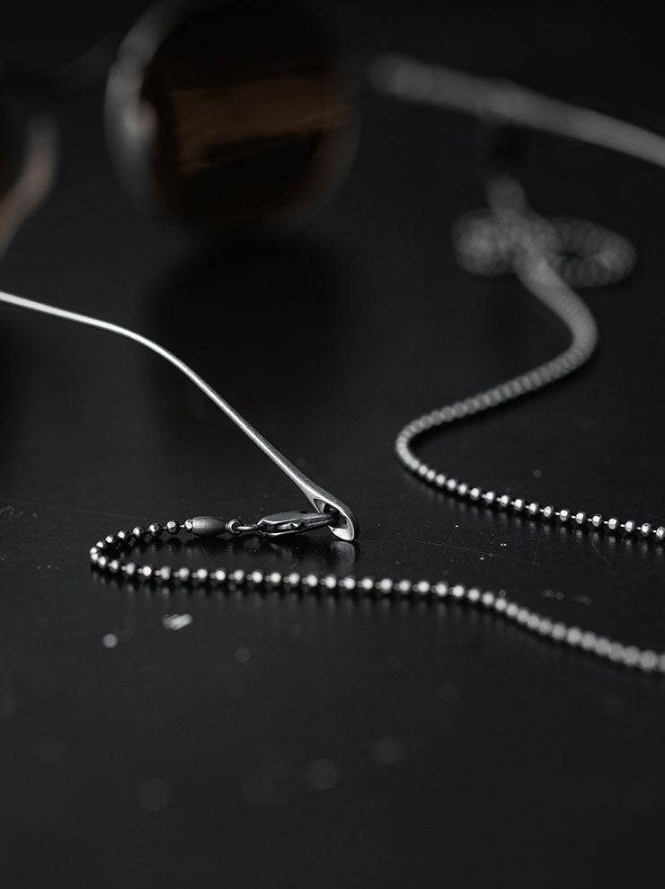 RIGARDS × UMA WANG<br>TITANIUM フレームサングラス / SILVER ANTIQUE / RG00UW14