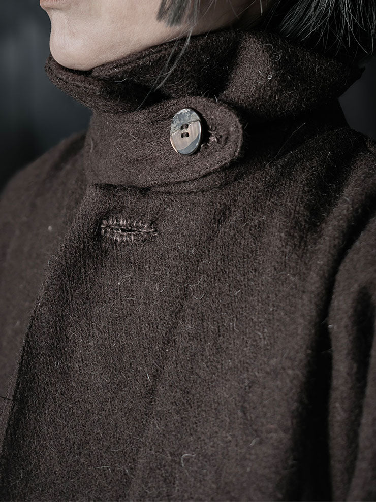 GATHERING<br>UNISEX FARMER COAT / BROWN