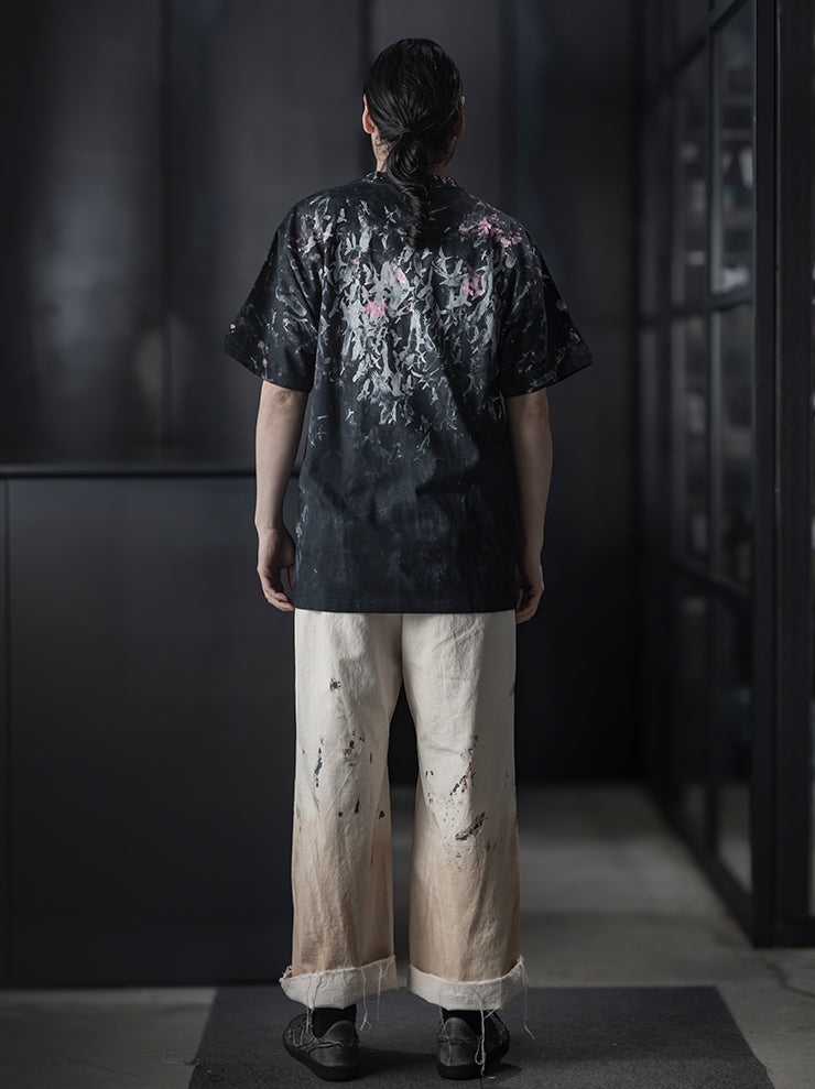 SIMEON FARRAR<br />UNISEX オーバーサイズTシャツ/ BLACK