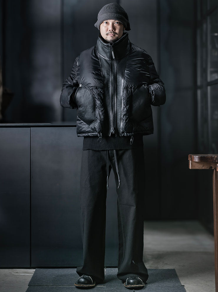 ISAAC SELLAM EXPERIENCE<br> UNISEX Down Jacket / NOIR