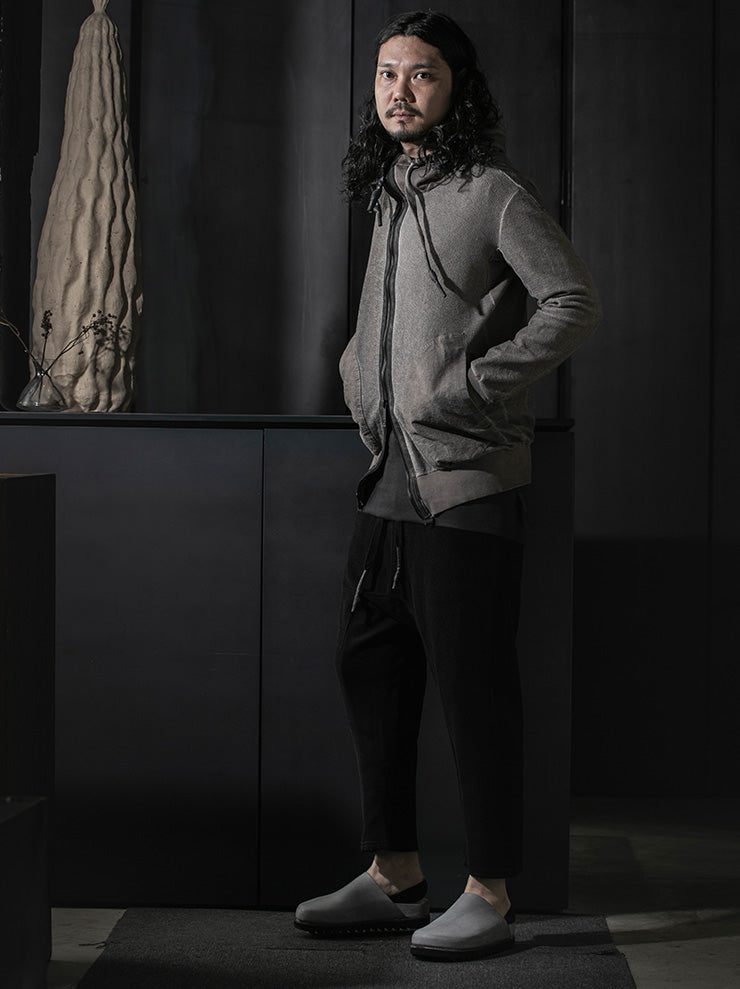 69 by ISAAC SELLAM<br>MENS ショートフードボンバージャケット / TAUPE